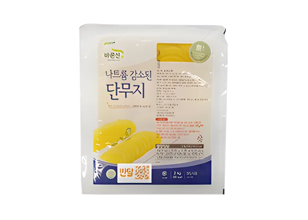 푸드머스 바른선(나트륨감소된단무지-반달 2kg)