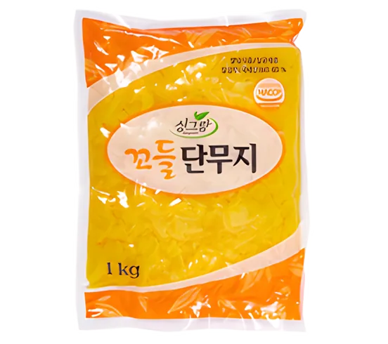 꼬들단무지